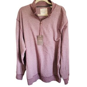Original Weatherproof Vintage Men's XXL Sweatshirt‎ Port Wine Color L/S NWT